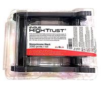 Evolis RCT023NAA Noir ruban d'impression - Rubans d'impression (Evolis Zenius - Evolis Primacy, Noir, Transfert thermique, Noir, Gris)