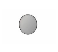 INK SP15 miroir - 80x4x80cm rond encastré dans cadre alu - métal brossé noir 8409452
