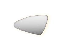 INK SP23 Miroir - 120x4x70cm - LED en bas et en haut changement de couleur - dimmable - organique - dans un cadre en acier - à gauche aluminium cuivre brossé 8409379
