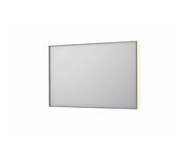 INK SP32 miroir - 120x4x80cm rectangulaire dans cadre en acier incl LED indirecte - chauffage - changement de couleur - dimmable et interrupteur - inox brossé 8410073