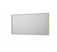 INK SP32 miroir - 160x4x80cm rectangulaire en cadre acier incl LED indirect - chauffage - changement de couleur - dimmable et interrupteur - brossé or mat 8410092
