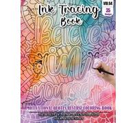 Ink Tracing Book for Adults: Stress relief reverse Owl Mandala ink tracing book for adults: mindfully Follow white lines to Uncover 35 Owl Mandala ... pages a perfect gift for Owl lovers(Vol-4)