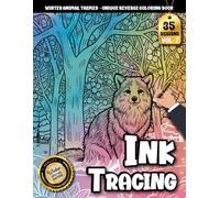 Ink Tracing Book For Adults: Trace the Magic- A Winter Animal Coloring Experience for Creative Souls