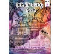 Ink Tracing Book: Stress relief reverse Beach House ink tracing book for adults: mindfully Follow white lines to Uncover 35 Beach House arts | ... a perfect gift for Beach House lovers(Vol-3)