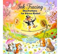 Ink Tracing Coloring Book for Adults: Find Peace in Imperfection: An Adult Coloring Book of Whimsical Illustrations for Stress Relief, Relaxation, and ... 36 Beautiful Illustrations for Mindfulness