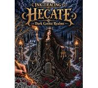 Ink Tracing Hecate: Dark Gothic Realms: Trace the Divine Darkness - 35 Intricate Gothic Scenes of the Triple Goddess, Sacred Animals & Mystical Realms