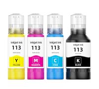INK4U 113 Encre Compatible pour Epson ETank ET-16650 ET-16600 ET-16680 ET-5150 ET-5160 ET-5170, ETank Pro ET-15000 ET-5800 ET-5850 ET-5880