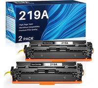 INK4U 219A Toner compatible avec HP 219A pour Color LaserJet Pro MFP 3302FDWG 3302FDW 3302SDW 3302FDN 3302FDNG, 2 x noir AA