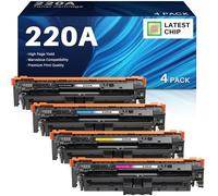 INK4U 220A Toner (Puce Récente) Compatible pour HP 220A 220X Cartouche Encre Toner pour Color LaserJet Pro 4202dn 4302fdn MFP 4302dw 4302fdw 4202dw 4202dn (W2200A W2201A W2202A W2203A)