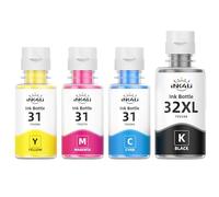 INK4U 31 32 XL 32XL Encre Compatible avec pour Smart Tank 7005 7006 7305 7306 7605 5105 pour Smart Tank Plus 455 515 559 570 655 750
