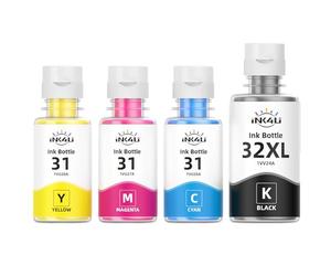 INK4U 31 32 XL 32XL Encre Compatible avec pour Smart Tank 7005 7006 7305 7306 7605 5105 pour Smart Tank Plus 455 515 559 570 655 750