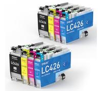 INK4U LC426 Lot de 8 cartouches compatibles avec Brother LC 426 LC426XL LC426VAL pour imprimante Brother MFC-J4335DW MFC-J4340DW MFC-J4535DW MFC-J4540DW (Lot de 8, LC-426BK LC-426C LC-426M LC-426Y)
