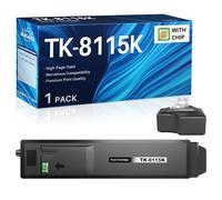 INK4U TK-8115K Toner noir compatible avec Kyocera TK-8115K 1T02P30NL0 compatible avec Kyocera ECOSYS M8124cidn, ECOSYS M8130cidn (avec puce, 12 000 pages)