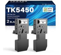 INK4U TK5450K Lot de 2 toners compatibles avec TK5450 Noir Compatible avec Kyocera ECOSYS MA2600cfx MA2600cwfx Plus PA2600cwx Plus MA2600cx MX2100cwx PA2600cx Plus (TK-5450K Lot de 2 cartouches