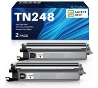 INK4U TN248 Compatible pour Brother TN 248 BK pour Brother DCP-L3520CDW DCP-L3520CDWE HL-L8230CDW MFC-L3740CDW HL-L3220CW MFC-L8390CDW (2 Nior)