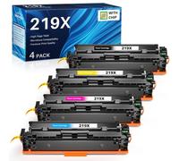 INK4U Toner 219X 219A Compatible pour HP 219X 219A W2190X W2190A pour Color LaserJet Pro MFP 3302FDW 3302SDW 3302FDN 3302FDWG 3202DN 3202DW (4-Pack)