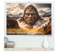 Inka-Mythologie - Götter, Helden und Monster (hochwertiger Premium Wandkalender 2026 DIN A2 quer), Kunstdruck in Hochglanz: Ein atmosphärischer ... und -Monster rein visuell zum Leben erweckt.