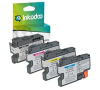 Inkadoo Brother LC-3237CMYK Multipack Compatible HL-J 6000 DW MFC-J 6945 DW HL-J 6100 DW MFC-J 5945 DW MFC-J 6947 DW Env. 7 500 Pages
