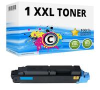 Inkadoo Cartouche de toner compatible avec Kyocera TK-5270-C ECOSYS M 6230 cidn M6630 cidn P 6230 CDN