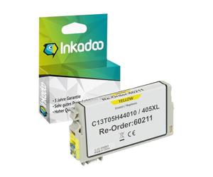 Inkadoo Cartouche d'encre pour Epson C13T05H44010 / 405XL Compatible Workforce Pro WF-3825 DWF 3800 4830 DTWf 3820 DWF 3830 DWTF