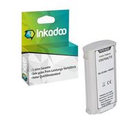 Inkadoo Cartouche d'encre pour HP C9370A/72, noir photo compatible DesignJet T 1100 24" DesignJet T 1200 PS DesignJet T 610 24"