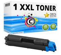 Inkadoo Cartouches de toner compatibles avec Kyocera TK-580C ECOSYS P6021 CDN FS C 5150dn