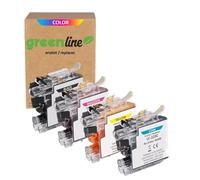 Inkadoo Greenline Cartouche d'encre pour Brother LC-223 XL Multipack MFC-J 5625 DW MFC-J 4425 DW MFC-J 480 DW DCP-J 4120 DW MFC-J 1100 env. 4800 Pages