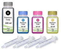 Inkadoo Kit de recharge d'encre pour imprimante HP 651 DeskJet Ink Advantage 5575 250 ml