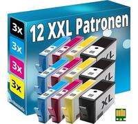 Inkadoo Lot de 12 cartouches d'encre compatibles avec HP 920XL OfficeJet 6000 6500A 7000 7500A E710a E710n E709