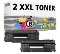Inkadoo Lot de 2 cartouches de toner compatibles avec HP Laserjet 1320N 1320NW 1320T 3390 3392 Set 49X Q5949X