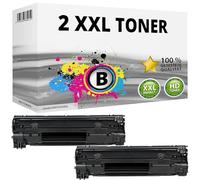 Inkadoo Lot de 2 cartouches de toner compatibles avec HP Laserjet M12 M12a M12w M26 M26nw M26a 79A CF279A