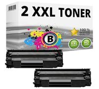 Inkadoo Lot de 2 toners compatibles avec HP 78A CE278A Laserjet P1560 P1566 P1600 P1606DN MFP M1530 M1536