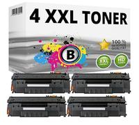 Inkadoo Lot de 4 cartouches de toner compatibles avec HP Laserjet 1320N 1320NW 1320T 3390 3392 Set 49X Q5949X