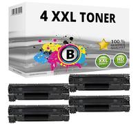 Inkadoo Lot de 4 cartouches de toner compatibles avec HP Laserjet M12 M12a M12w M26 M26nw M26a 79A CF279A