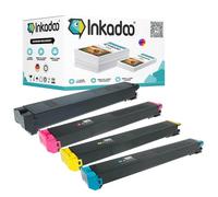 Inkadoo Lot de 4 cartouches de toner compatibles avec les imprimantes Sharp MX23GTBA MX-2616 N MX-2310 Series MX-2010 U MX-2310 U MX-3114 N, environ 48 000 pages