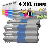 Inkadoo Lot de 4 toners compatibles avec Oki C310DN C330DN C331DN C510DN C511DN C530DN C531DN