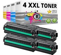 Inkadoo Lot de 4 toners compatibles avec Samsung CLP680DW CLP680ND CLX6260FD CLX6260FR CLX6260FW CLX6260ND