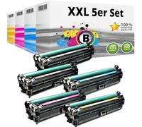Inkadoo Lot de 5 cartouches de toner 307A compatibles avec HP Color Laserjet CP-5220 CP-5225 5225DN 5225N