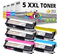 Inkadoo Lot de 5 toners compatibles avec Brother TN-325 DCP-9055CDN 9270CDN HL-4140CN 4150CDN 4570CDWT