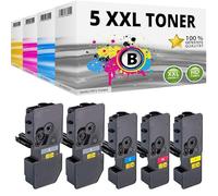 Inkadoo Lot de 5 toners compatibles avec Kyocera TK-5430 ECOSYS MA2100cfx MA2100cwfx PA2100cwx PA 2100 cx