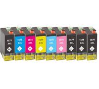 Inkadoo Lot de 9 cartouches d'encre XXL pour Epson Stylus Photo R3000 avec puce compatible