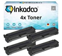 Inkadoo Multipack compatible avec HP W1420A / 142A contient 4 toners noirs | Compatible avec LaserJet MFP M 139 Series LaserJet MFP M 140 we LaserJet MFP M 142 a