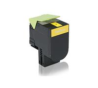Inkadoo Toner compatible avec Lexmark 80C20Y0 / 802Y Toner CX 510 de CX 510 dhe CX 410 dte CX 310 n CX 410 de Jaune