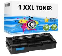 Inkadoo Toner compatible avec Ricoh Aficio SP C250 sf DN C260 DNw C261 SFNw 407544 Cyan