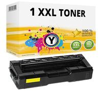 Inkadoo Toner compatible avec Ricoh Aficio SP C250 sf DN C260 DNw C261 SFNw 407546 Jaune