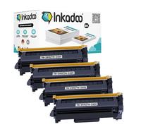 Inkadoo Toner compatible pour Brother TN 2410 / TN 2420 pour DCP-L 2510 2530 2537 2550 HL-L 2310 2350 2357 2370 2372 2375 MFC-L 2710 2712 27300 Référence produit : 2732. 2735 2750 (lot de 4)