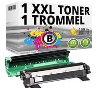Inkadoo Toner et tambour compatibles avec Brother TN1050 DR1050 DCP1510 DCP1512 DCP1610W HL1110