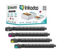 Inkadoo Toner pour Canon 0481C002 / CEXV51BK Contient 4 cartouches de Toner compatibles avec imageRUNNER Advance C 5535 i imageRUNNER Advance DX C 5700 Series, toners d'imprimante