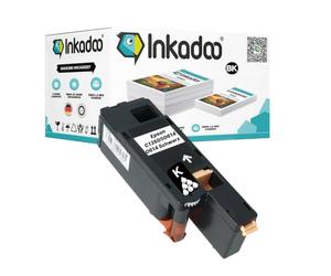 Inkadoo Toner pour Epson C13S050614 / 0614 - Noir - Compatible avec Aculaser C 1700 Aculaser C 1700 Series Aculaser CX 17 NF - Environ 2 000 pages