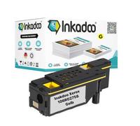 Inkadoo Toner pour Xerox 106R02758 Jaune Phaser 6020 BI Phaser 6027 WorkCentre 6027 WC 6025 WorkCentre 6025 Cartouche de toner